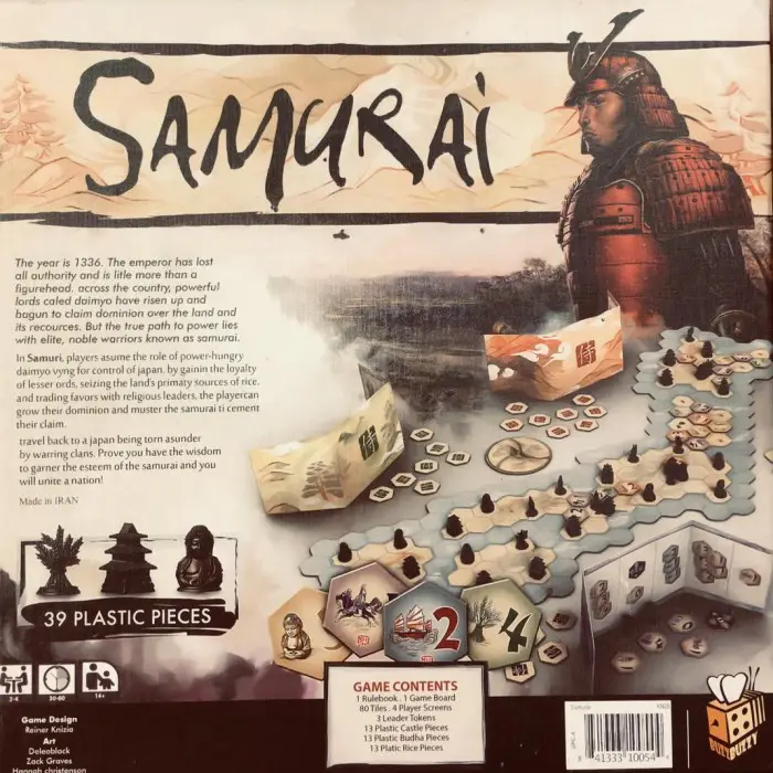 بازی رومیزی samurai